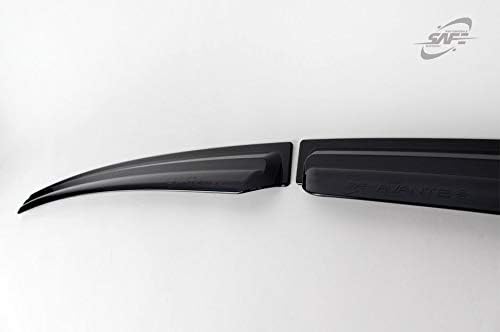 Smoked Black Side Window Wind Deflectors Visor Rain Wind Guards 4p for 2007-2010 Hyundai Elantra 4door Sedan Model