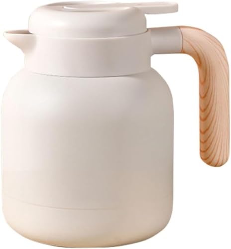 IWEJ �ۉ��|�b�g 2L �k���� �X�e�����X�| SUS316 6 �w�o���A�^��f�M 24 ���ԕۉ� 48 ���ԕۗ� �����^�b�`�J�� �R��h�~ ��e�ʑ��|�b�g �R�[�q�[/�e�B�[�p �ƒ�I�t�B�X�s�N�j�b�N���p ������ꐅ�� (1100ML,�z���C�g)