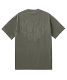 [エックスガール] ピグメントダイハートアンドロゴショートスリーブティー PIGMENT DYED HEART AND LOGO S/S TEE 105261011023 OLIVE S