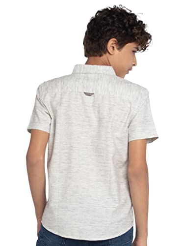 Image of Under Fourteen Only Solid Regular Fit Shirts for Boys