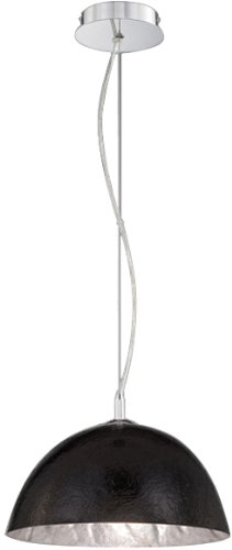 Eurofase 22912-015 Metropol 1-Light Small Pendant Lighting, Chrome