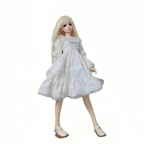 Vêtements de poupée BJD 1/4 jupe blanche mignonne idéale pour séance photo