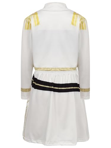 Kids Girls 3Pcs Popular Singer Demon Stage Performance Outfits Long Sleeve Outerwear and Vest Bottoms4