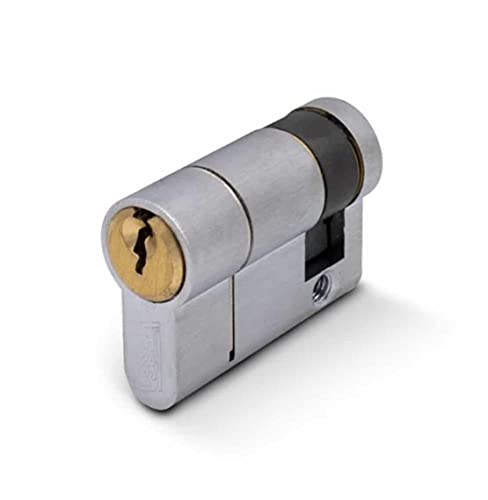 Versa Hardware Dual Finish 6-Pin Half Euro Cylinder - 30/10 (40mm Overall)