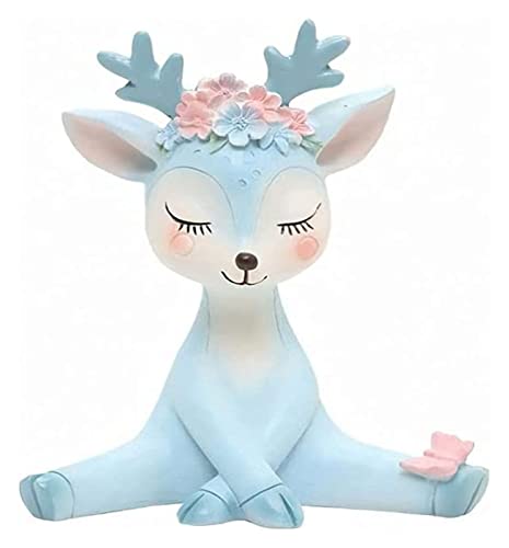 Décoration de voiture sika deer desktop small decoration resin table