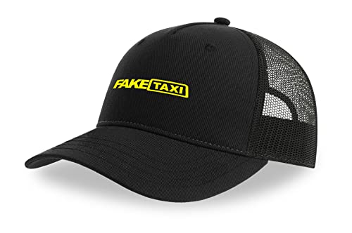 Casquette de camionneur anti-transpiration avec filet respirant et coton noir