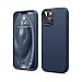 Produktbild elago Liquid Silicone Case Kompatibel mit iPhone 13 Mini Hülle (5,4"), Hochwertiges Silikon, Rundumschutz Handyhülle : 3-Layer Struktur Schutzhülle, Kratzfestes Weiches Mikrofaserfutter (Dunkelblau)