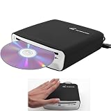 Generic Compact VCD Car CD Player Universal Dish Box Player External Stereo USB Interface for Android Navigation/Smart TV/Desktops Laptops Tablets(Fit for Android Version 4.4 and Above)