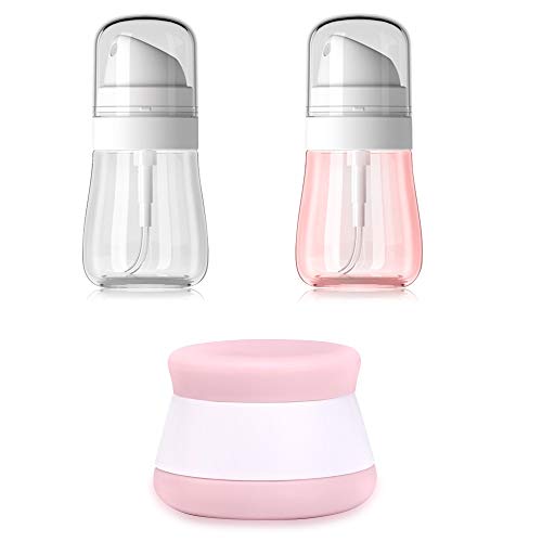 Preisvergleich Produktbild YASPARK Sprühflasche, Zerstäuber Durchsichtig Leere Sprühflasche Nachfüllbar Feinen Nebel Parfum Bilden Wasserflaschen 50ml / 100ml Kunststoff Sprühgerät Reisebehälter für kosmetische Hautpflege