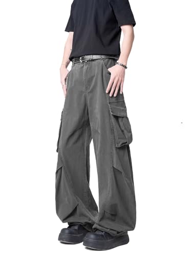 Men's Pants American Summer High-Street Sport Workwear Loose Casual Trouser for Men3