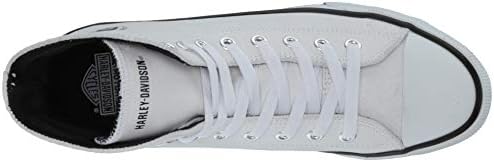 Harley-Davidson Footwear Men's Baxter Sneaker, White, 11 | Image 4