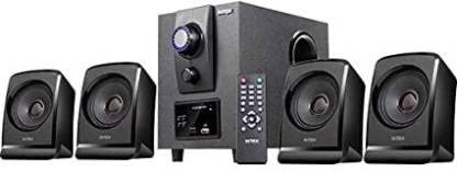 Intex 4.1 Echo 2616 TUFB Multimedia BT Home Theater Powerful Sound Effect (Black)