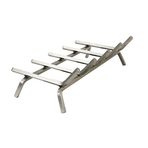 Rasmussen Stainless Steel Single Sided Gas Log Grate for 30-Inch Log Set (HFG30-SS)