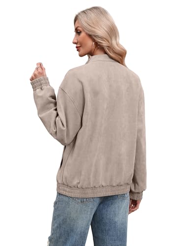 Image of Sampeel Leather Jacket Women Faux Oversized Motorcycle Bomber Coats 2026 Fall Fashion Outfits Winter Clothes