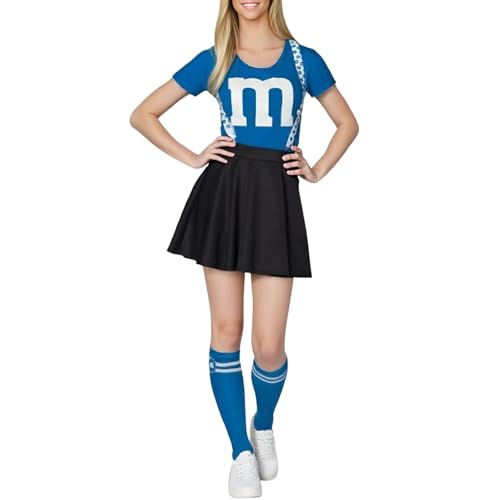 Costumes de pom-pom girl confortables pour aérobic et journée de sport