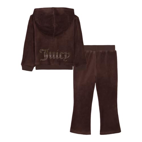 Image of Juicy Couture 2pc Zip Up Velour Jog Set