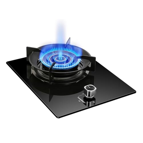 Cocina De Gas, Cocina LPG Sobremesa 5,2 KW, Natural Integrada Un Solo Quemador, For Restaurantes Familiares Y Puestos Comida(LPG)