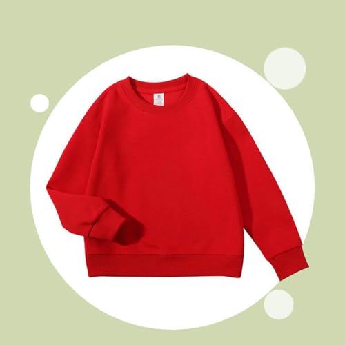 Girls Shirts Long Sleeve Casaul Tops Trendy Oversized Sweatshirt Crewneck Loose Fit Basic Shirt Fall Comfy Pullovers3