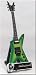 DIMEBAG DARRELL Miniature Mini Guitar Green Slime Pantera