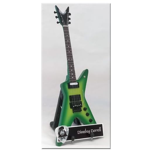 DIMEBAG DARRELL Miniature Guitar GREEN