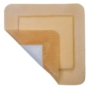 Silicone Comfort Foam Dressing 6" x 6" (4.5" x 4.5" Pad), Box of 5, MediPurpose # MP1515SLCF