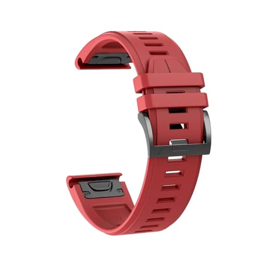 [KPQWEDB] QuickFit 22mm 26mm VRXgbv Fenix 7X 7 Pro Solar/6X 6/Epix/Forerunner 965 955 945 935/Instinct 2X ohΉ(Style2 Red,Fi