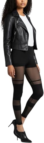 Image of ToBeInStyle Women's Opaque Ankle Long Nylon Footless Fun Tights Pantyhose
