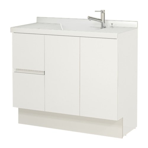 LIXIL(リクシル) INAX エスタ 化粧台本体 ホワイト×プレーンネオホワイト NSV1H-90E5YN-G/VP1H