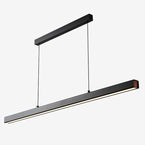 Luminaire suspendu linéaire LED dimmable 3000K-6000K pour table de salle à manger