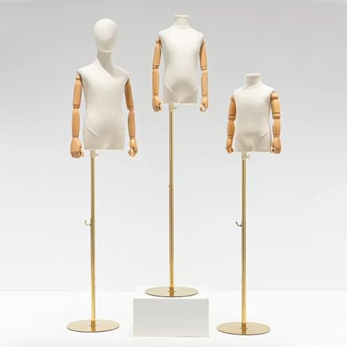 Buste de couture enfant 6 ans haute finition avec base or - 5