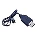 Threeking 7.4V 600mAh Rechargeable Li-ion Battery SM-3P Joint with USB Charger for Remote Control Toys RC Car Truck Boat Toy