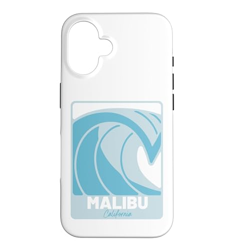 Malibu California CA Wave Vacation Souvenir Case for iPhone 16