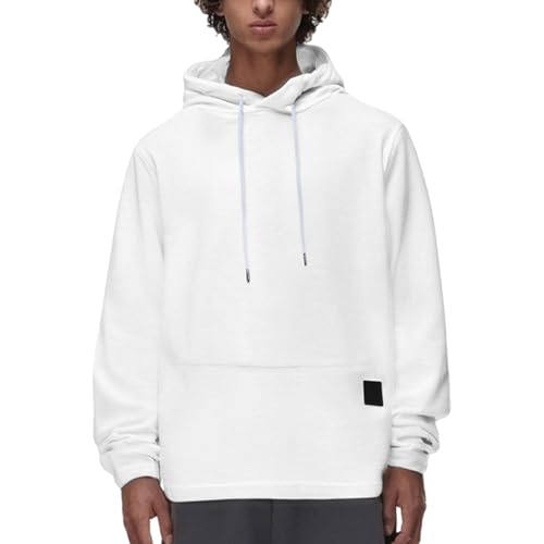 Lightweight Hoodies for Men Casual Loose Fit Drawstring Hooded Long Sleeve Pullover Sweatshirts with Kangaroo Pocket