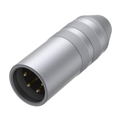 GEEKRIA XLR 4Pin to 4.4mm Balanced Adapter, Aluminum Alloy Pure Copper Durable Design High Fidelity Conversion Audio Plug