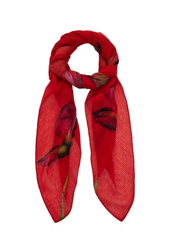 Foulard orange Desigual Fiore rectangle pour sublimer toutes vos tenues