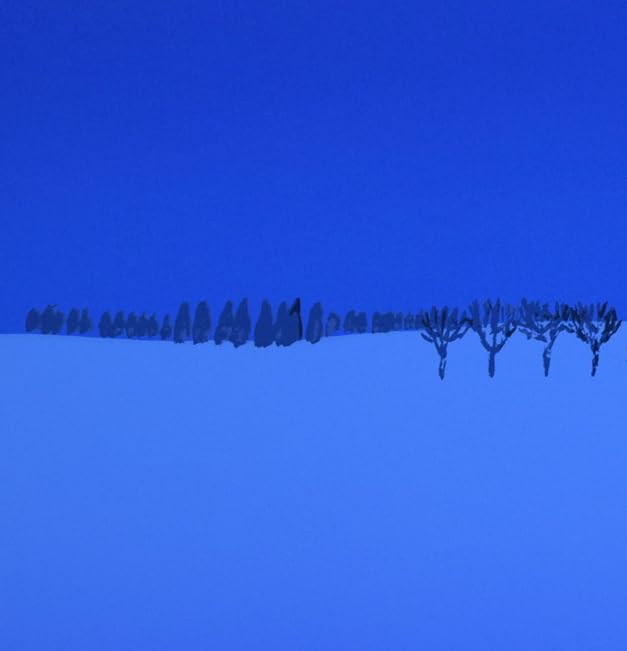 Amazon.co.jp: 栗谷川 健一「雪あかり」シルクスクリーン版画限定直筆