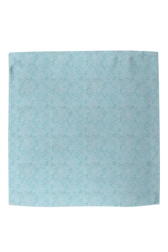 Image of BLACKSMITH Jacquard Microfiber Neckwear Ascot and Matching Pocket Square Set for Men