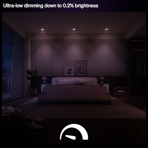Philips Hue Slim Downlight, Recessed LED Ceiling Light, 1-Pack, White - image 7