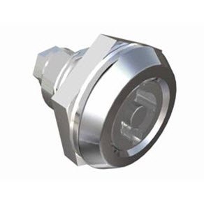 Southco E5-6-0724-UU1 Quarter-Turn Cam Latch, 5 mm Double Bitted Recess, Without Cam, Sealed, Stainless Steel, Passivated, 0