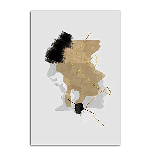 Affiches décoratives salon art abstrait triptyque 3 pièces