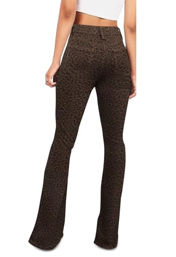 Image of Flare Jeans for Women Women's Bootcut Bell Bottom Jeans High Waisted Stretch Slimming Pants