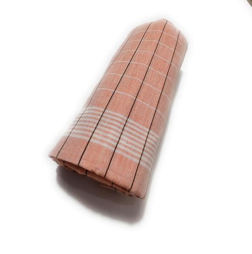 Image of 100% Pure Cotton Checked Fancy 2mts lungi,
