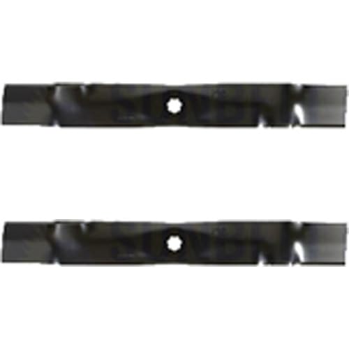 (2 Pack) Premium Mulching Toothed Replacement XHT Lawn Mower Blade Fits Oregon 92-106 | 21.375″ x 2.5″ / 7 Lobe Hole