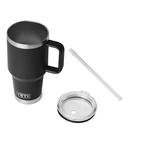 Image of YETI Rambler 35 oz Straw Mug 2.0, Black