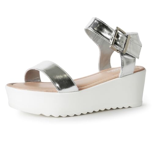 J. Adams Surf Platform Sandals for Women – Chunky Mid