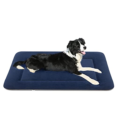 Magic-Dog-Soft-Dog-Bed-Crate-Pad-Mat-for-Medium-Large-and-Extra-Large-Dogs-Machine-Washable-Pet-Beds-with-Non-Slip-Bottom-Multiple-Colors