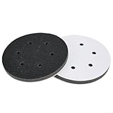 Verbessern Sie Ihren Schleifprozess mit diesem Paar von zwei weichen Schwamm-Schnittstellen-Pads mit einer Größe von 150 mm mit sechs Löchern