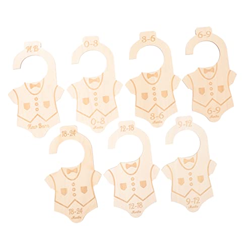 Toyvian 35 Peças Divisor De Armário Divisores De Cabide De Berçário Cabide Organizador De Roupas Div