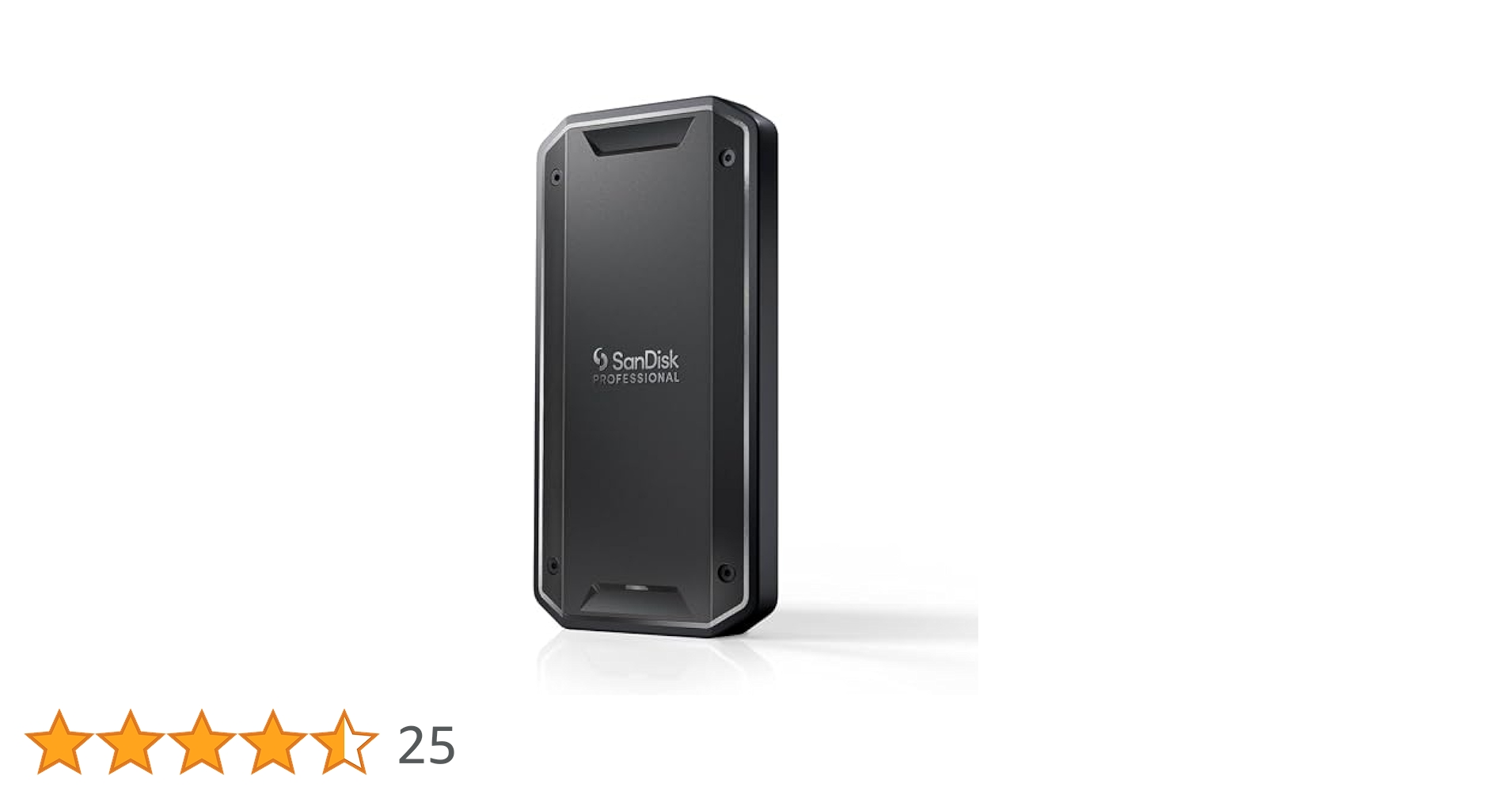 SanDisk Professional 4TB Thunderbolt 3 & USB-C Rugged SSD.