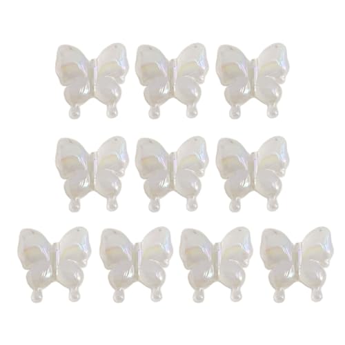10PCS Halloween Luminous Butterfly Scattered Beads Acrylic Phone Beading Kit